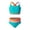 Mint Green, variant on Shadoumai Girls Two Piece Swimwear Long Sleeve Rash Guard And Swim Shorts UPF 50 Sun For Beach Pool