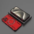 thumbnail image 4 of Designed for iPhone 15 Pro Max Magnetic Phone Case,Compatible with Mag-Safe,Military-Grade Protection,Heavy Duty Shockproof Anti-fall Tough Rugged Dropproof Phone Case for iPhone 15 Pro Max,Red, 4 of 11