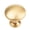 Gold - Round Smooth, variant on Ilyapa Brushed Gold Kitchen Cabinet Knobs - Round Braided Drawer Handles - 10 Pack of Kitchen Cabinet Hardware