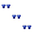 thumbnail image 2 of Redempat Enhanced Performance M10x25 Rearview Mirrors Thread Hole Plug Screw Bolts Blue Positive 10mm 3Set, 2 of 6