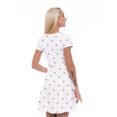 thumbnail image 2 of Women’s A Line Pig Summer Dress, Retro Triangle Arrangement, Cross Wrap V Neck, 6 Sizes, by Ambesonne, 2 of 2