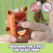 Hasbro Nano-mals Cowbert the Highland Cow, Electronic Pet Cow Toy, Interactive Fidget Toys for Girls & Boys, Ages 5 and up 