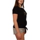 thumbnail image 2 of Reebok Tie Front Graphic playera para mujer, color negro, grande, 2 of 4