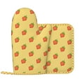 thumbnail image 2 of Honeii Hand Drawn Strawberry patten Oven Mitts and Pot Holders Sets, Baker Oven Mitts, Mittens for Kitchen Decor, Baking Lover over Gloves Gifts, 2 of 7