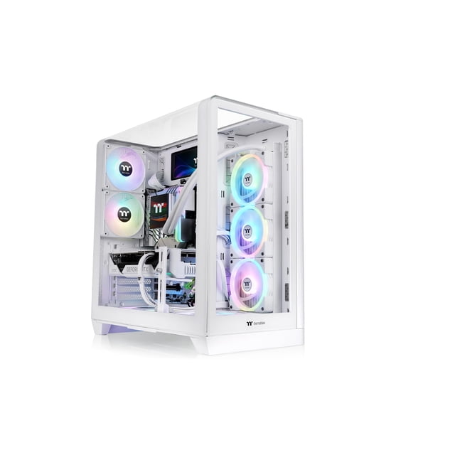 Maletín para ordenador Thermaltake View 390 TG Mid Tower Snow