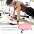 thumbnail image 3 of OULII 1 Set Pink PP Slides for Abdominal Training Sliding Disc 11x11in, 3 of 8
