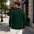 thumbnail image 4 of FchengtaiS Men's Long Sleeve Golf Shirts 3-Button Turndown Collar T-Shirts Fall Winter Casual Athletic Workout Tops, 4 of 8