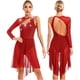 thumbnail image 3 of Vestido de baile de jazz para mujer, traje de patinaje artístico, traje de actuación de baile latino de tango lírico, vestido de salón moderno de manga larga, 3 of 5