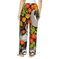 thumbnail image 3 of Daiia Sloth on the Branch Women's Sleep Pant with Pockets and Drawstring,Pajama Pants-Medium, 3 of 9