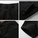 thumbnail image 3 of Pantalones cortos de verano para hombre, de color liso, para uso informal y al aire libre - Algodón, ajuste estándar, talla real - L/XL/XXL, 3 of 5