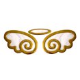 thumbnail image 2 of Walbest Car Sticker - Cute 3D Angel Wings Golden Sticker Vehicle Body Logo Decal Decoration, 2 of 7