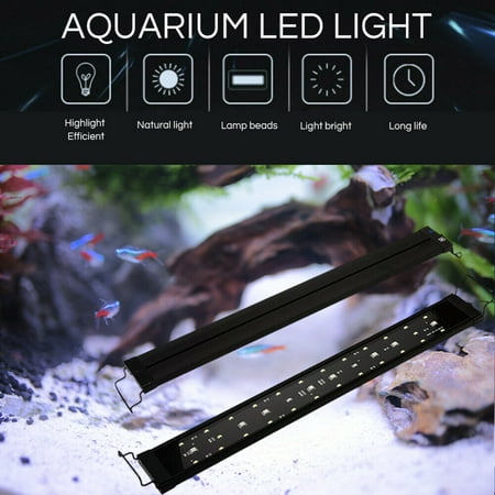 48inch Multi-Color White/Blue/RGB 88 LEDs Aquarium Light lamp Freshwater Saltwater Fish Tank