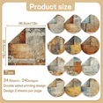 thumbnail image 4 of Scrapbook Paper 12x12 Inch, 24 Sheets DIY Origami Decorative Craft, Double Sided Printing, Photo Album Decor,24 sheets * patterned paper, 4 of 7