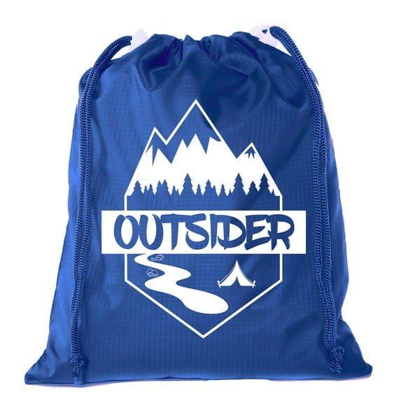 Mato & Hash Camping Mini Drawstring Backpack for Birthday Parties and Summer Camp
