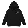thumbnail image 6 of Hessimy Toddler Boys Girls Spring Summer 2Pcs Crewneck Long Sleeve Sweatshirt Casual Pants Soft Sweatsuit Set(Black,7-8 Years), 6 of 6