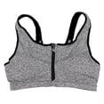 thumbnail image 5 of Plus Size Top Women Front Zipper Sports Bras Underwear Shockproof Gym Fitness Push Up Athletic Running Yoga Sport Bra Top 3XL, 5 of 5