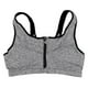 thumbnail image 5 of Plus Size Top Women Front Zipper Sports Bras Underwear Shockproof Gym Fitness Push Up Athletic Running Yoga Sport Bra Top 3XL, 5 of 5
