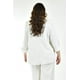 thumbnail image 3 of Blazer lino con líneas Roman Fashion /Tallas Extras, 2401 (Blanco líneas) blanco 36, 3 of 7