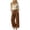 Brown, variant on ClodeEU Women's 2 Piece Outfits ,Long Sleeve Button Down Shirt and High Waist Pleated Wide Leg Pants Set, Solid Color Casual Matching Set ,Women's Plus M