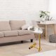 thumbnail image 4 of C Shaped Side Table Small Egg Oval Shaped Sofa End Coffee Table That Slide Under for Living Room Gold, 4 of 4