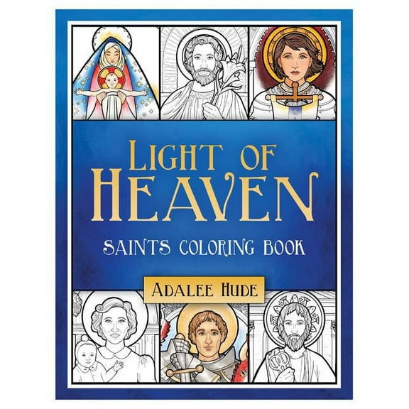 Light of Heaven Saints Coloring Book, (Paperback)