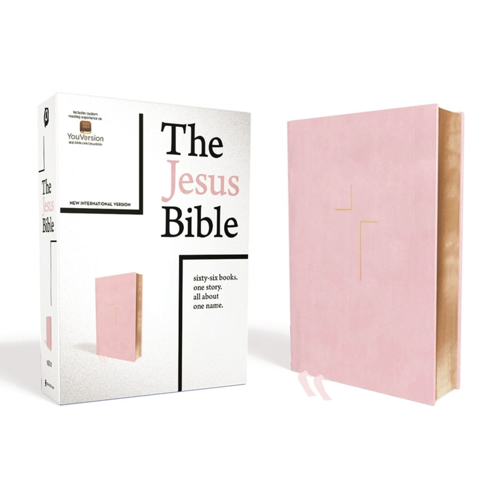 The Jesus Bible, NIV Edition, Imitation Leather, Pink (Hardcover