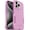 Run Wildflower Pink, variant on OtterBox iPhone 15 Pro Max Only - Commuter Series Case - Run Wildflower Pink - Slim & Tough - Pocket-Friendly - with Port Protection - Non-Retail Packaging