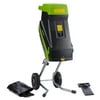 Earthwise GS015 15-Amp Electric Corded Chipper/Shredder with Collection Bag