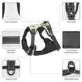 thumbnail image 5 of Kdxio Hawaiian Style Print No Pull Dog Harness Adjustable Reflective Oxford Easy Control Medium Large Dog Harness for Training and Everyday-, 5 of 8