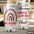 thumbnail image 3 of Stainless Steel 20oz Tumbler, Funny School Nurse Appreciation Gifts - Bulk For Birthday, Christmas, Nurses Day Gifts For Women, Men - Coffee Cup, 3 of 4
