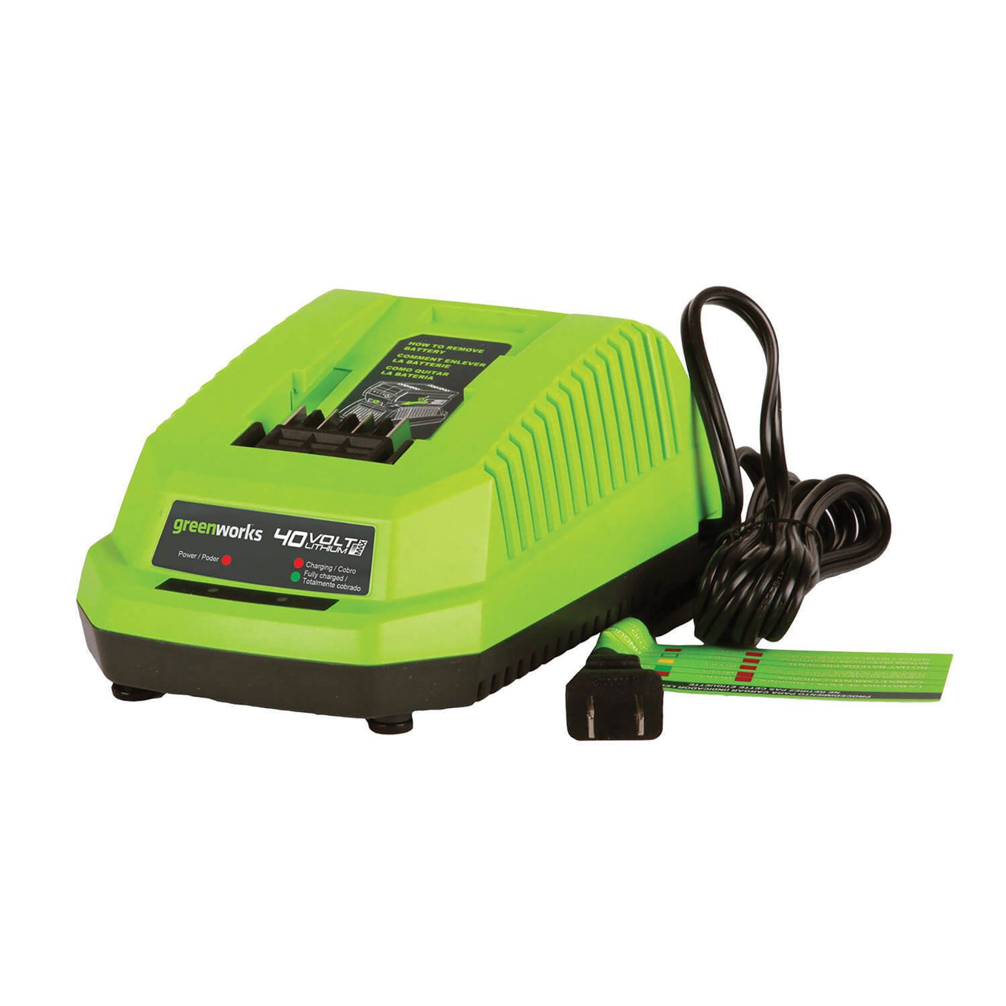 Greenworks 40V Quick Battery Charger, 2938302