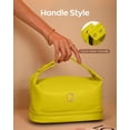 thumbnail image 4 of Bolsa de maquillaje Vogewood personalizada con asa de piel sintética impermeable, 4 of 7