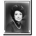 thumbnail image 2 of Historic Framed Print, [Mrs. Hale Boggs, head-and-shoulders portrait, facing slightly right], 17-7/8" x 21-7/8", 2 of 9