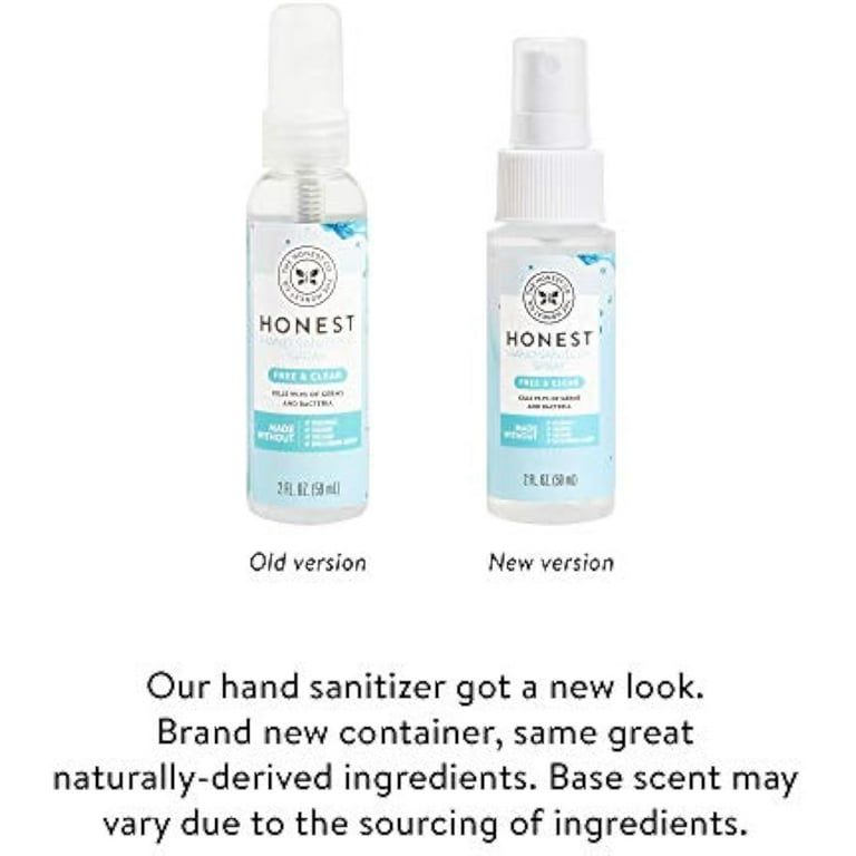 The Honest Company Free Clear Hand Sanitizer Spray 2 fl oz