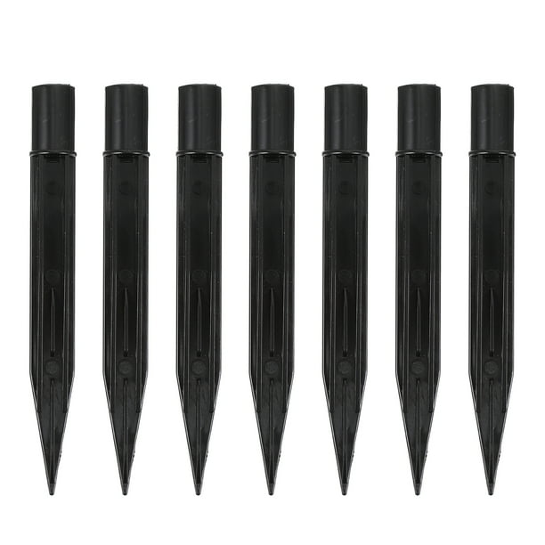 BRIGHTFUFU 10 piezas de estacas para lámparas de jardín, accesorios de plástico para luces solares, estacas de repuesto para bastones de caramelo