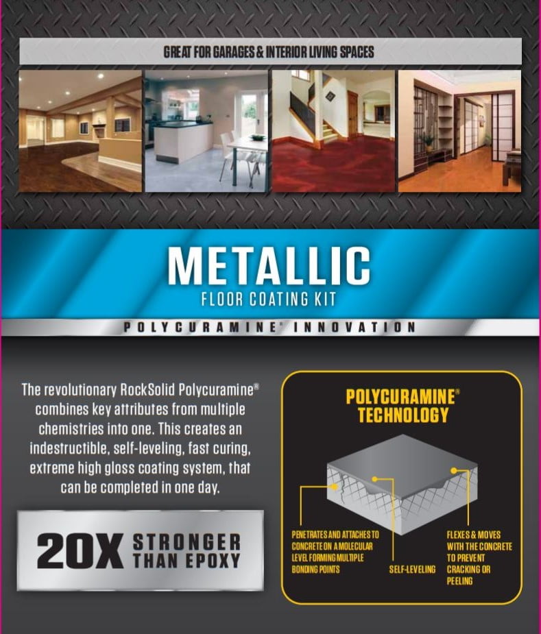 rustoleum metallic epoxy kit