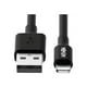 Eaton Tripp Lite Series Lightning USB -A to Sync/Charge Cable, MFi Certified - Black, M/M, 10 in. (0.25 M) - Câble Lightning - Lightning Mâle vers USB Mâle - 10 Po - Noir – image 5 sur 5
