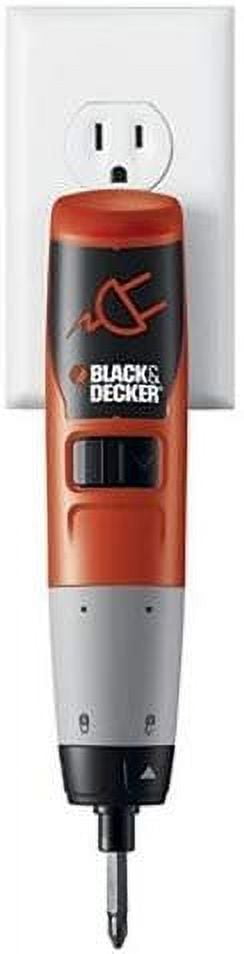 BLACK DECKER DP240 Cordless 2.4 Volt Direct Plug Screwdriver