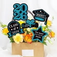 thumbnail image 6 of FENGGHAO Class of 2026 Graduation Centerpiece Sticks Congrats Grad Table Toppers Set of 5 Cards with Sticks for College Party Decor, 6 of 6