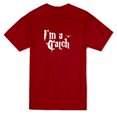 thumbnail image 1 of I'm a Catch Funny Quote Graphic Men's Cardinal Red T-shirt, 1 of 1