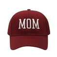thumbnail image 6 of WCJM Red Polyester Vintage Washed Baseball Cap Adjustable Cotton Dad Hat For Women Men, 6 of 6
