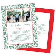Gartner Studios Personalized Holly Bough Border Brag Letter