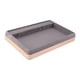 thumbnail image 3 of Bandeja de almacenamiento de joyas Estuche de almacenamiento Contenedor de joyas Organizador apilable de aleación de aluminio para Gadgets Pulsera Collar Mujeres Regalos Estuche de Estilo D Yinane Bandeja de almacenamiento de joyas, 3 of 8