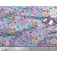 thumbnail image 2 of Soimoi Polyester Crepe Fabric Camera,Hat & Briefcase Travel Print Fabric by Yard 52 Inch Wide, 2 of 3