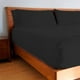thumbnail image 1 of Juego de sábana Individual Polar Térmica. Incluye 1 sábana de Resorte, 1 sábana Plana y 1 Funda de Almohada. (Negro, Individual), 1 of 1