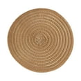 thumbnail image 2 of Round Placemats 15 Inch, Woven Washable Braided Placemats, Heat Resistant Non-Slip Cotton Yarn Table Mats, for Dining Table Kitchen Dinner Party Table Decoration, 2 of 9