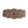 thumbnail image 1 of Fajas moldeadoras de cintura para mujer, estilo étnico, con cuentas, estilo caracola, elásticas, con lazo, de poliéster, anchas., 1 of 4