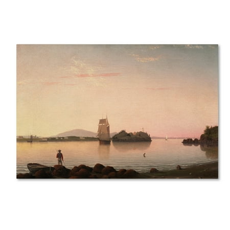 Trademark Fine Art 'Owls Head Penobscot Bay Maine' Canvas Art by Fitz Henry Lane