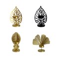 thumbnail image 4 of Bearachild Candelero TureClos con forma de hoja, candelabro de soldadura de hierro para decoración del hogar Decoración del hogar, 4 of 6