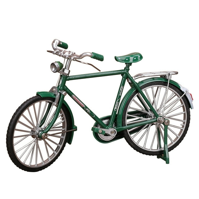 Escultura retro para bicicleta, PVC, estilo 1980, 18 cm, decoración de escritorio
